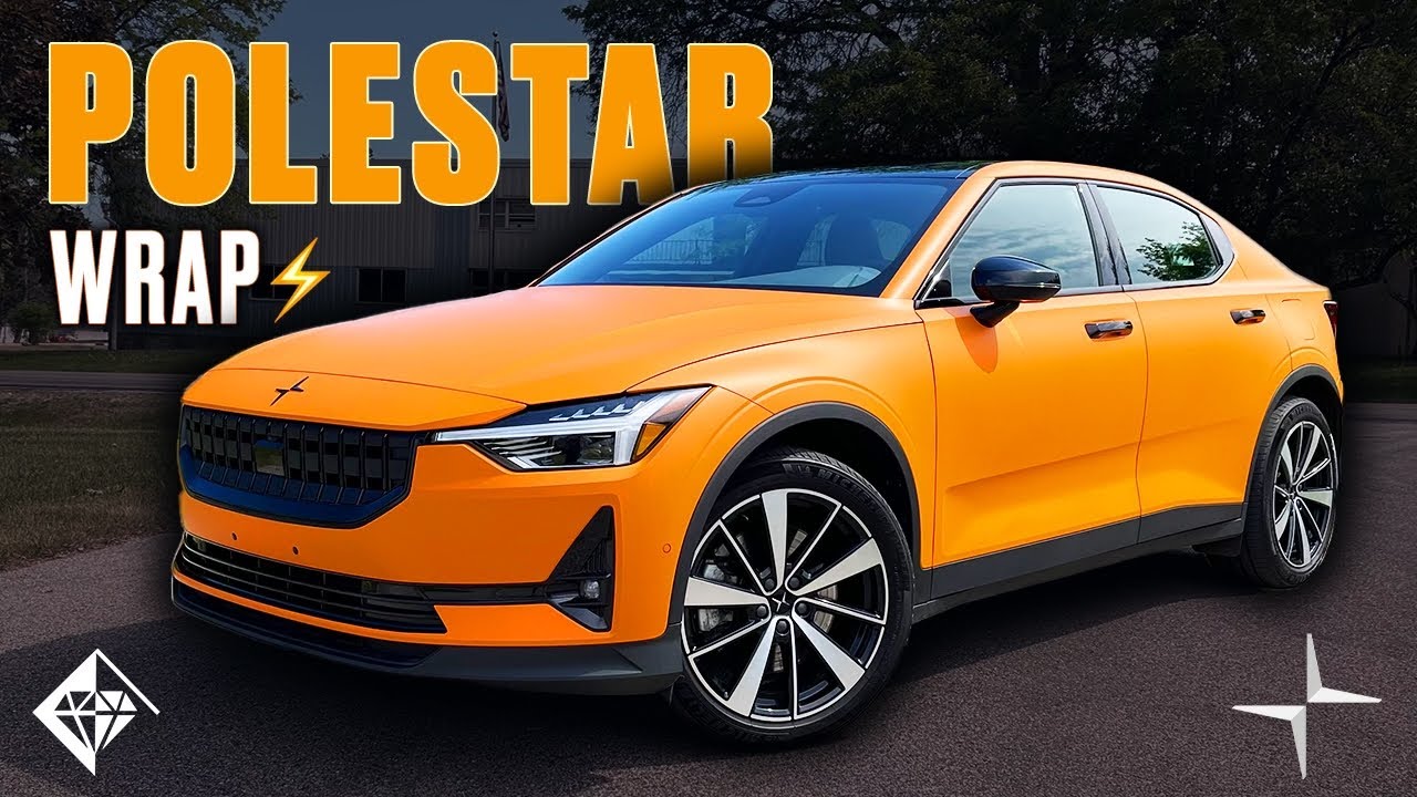MATTE ORANGE POLESTAR WRAP 🙌⚡️🍊