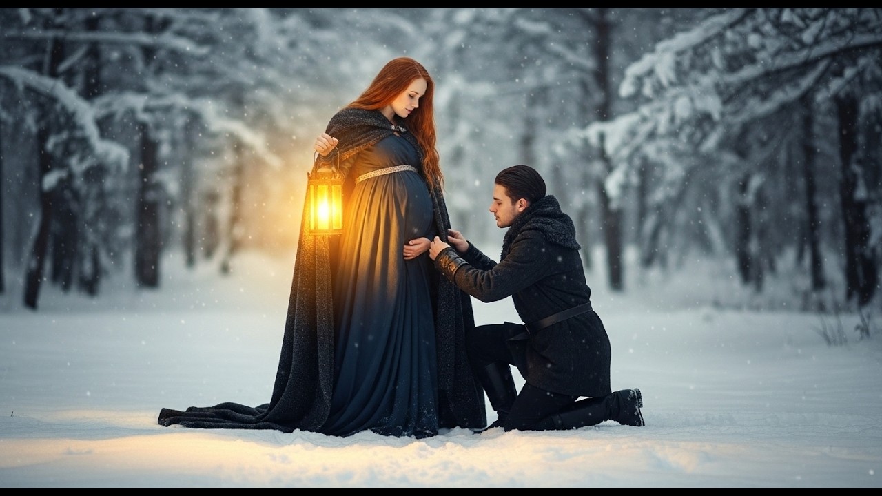 💔❄️ she was banished while pregnant by the duke… until he crawled through snow for mercy