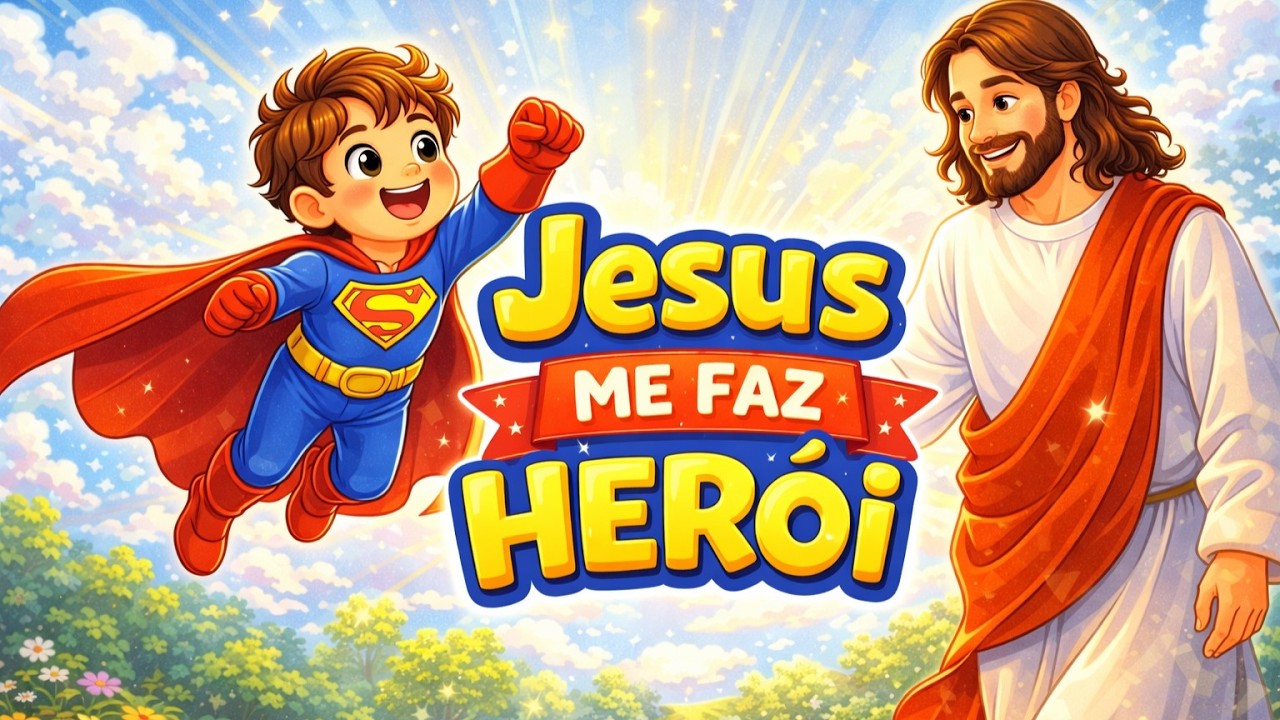 Jesus Me Faz Herói | Música Infantil Cristã Animada