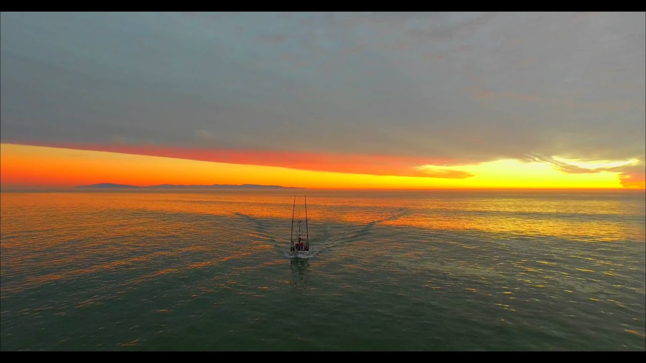 Santa Cruz Harbor Sunset - DJI Inspire 1 - 4K UHD