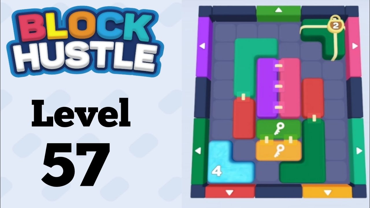 Block Hustle level 57 Gameplay Walkthrough Solution