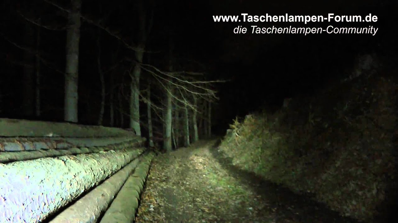 LED Lenser X21 - 2. Test der Fokussierung