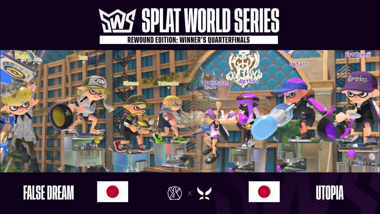 Utopia v. False Dream | Winner's Quarterfinals | Splat World Series: REWOUND