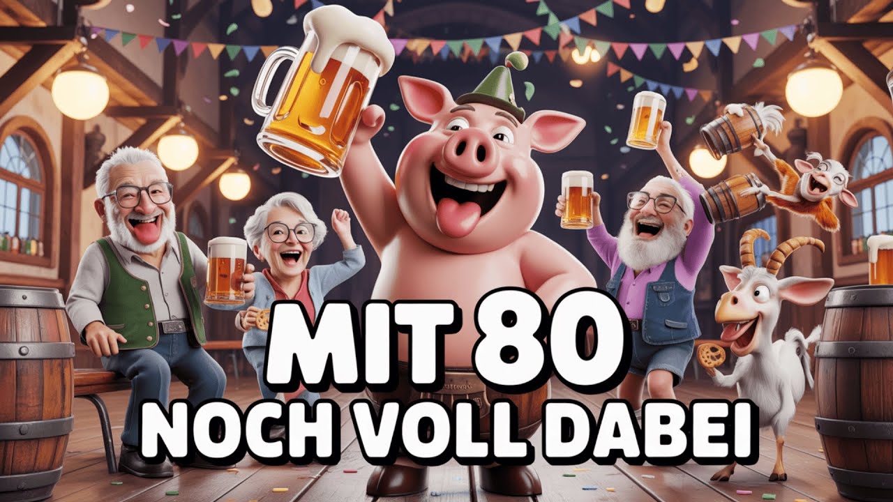 Mit 80 noch voll dabei &ndash; Der neue Bier-Schlager f&uuml;r Stammtisch, Malle & Urlaub