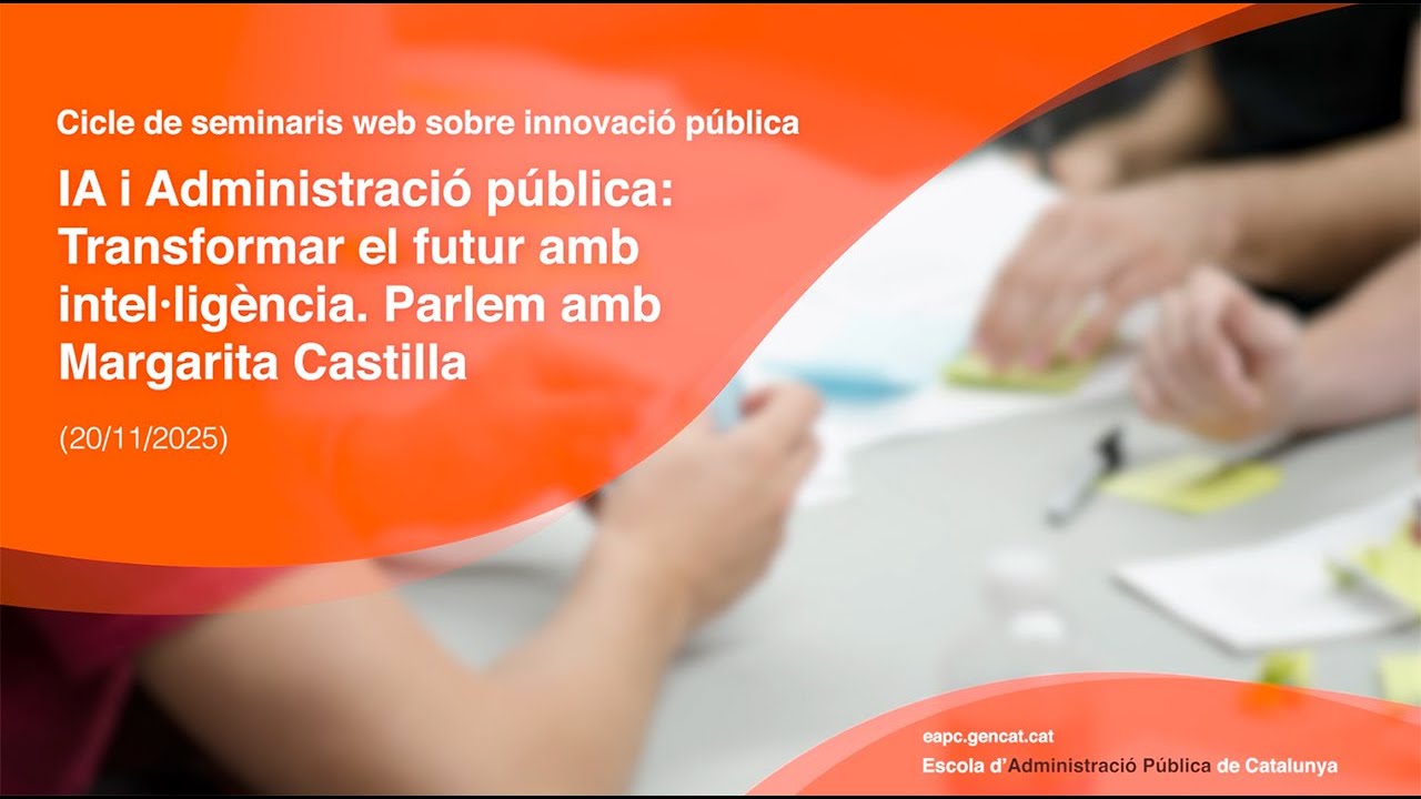 Seminari sobre innovació: Parlem amb Margarita Castilla (20/11/2025)