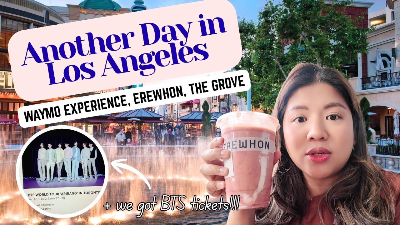 We Tried the Driverless Waymo in Los Angeles + Window Shopping at The Grove | Pinoy Travel Vlog