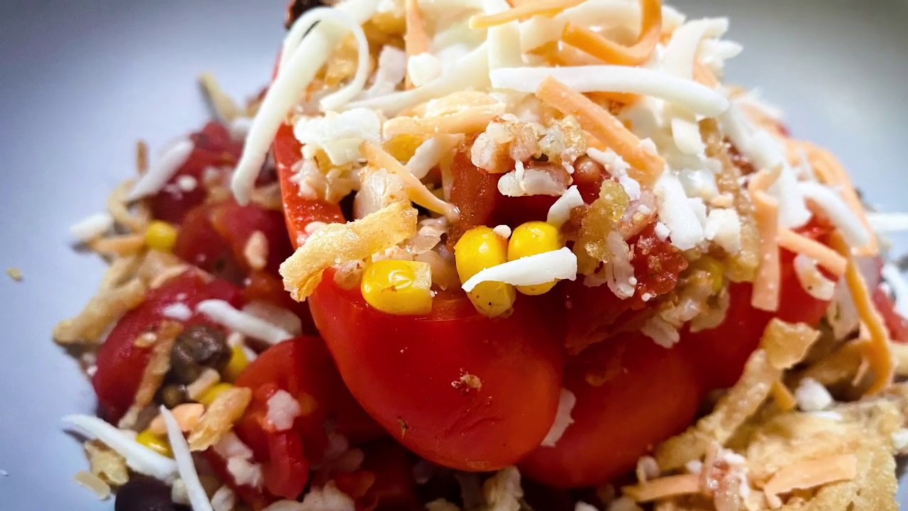 Vegan Mexican Style Stuffed Peppers
