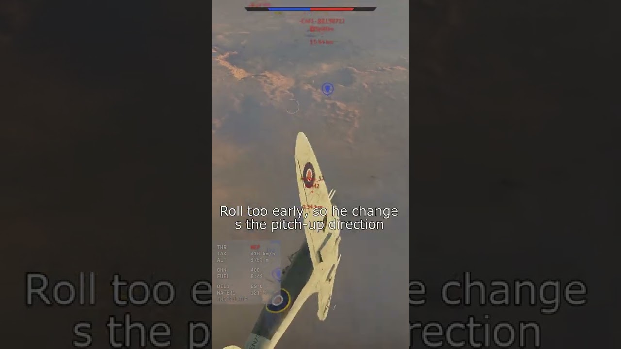[Break] War Thunder - Spitfire Mk Vc vs A7M2 #shorts