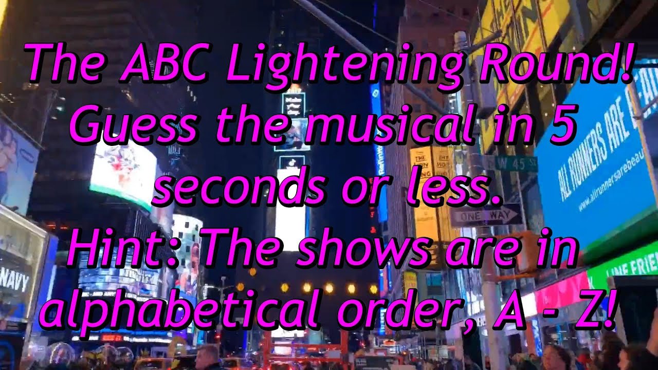 ABC Lightening Round - Musical Quiz