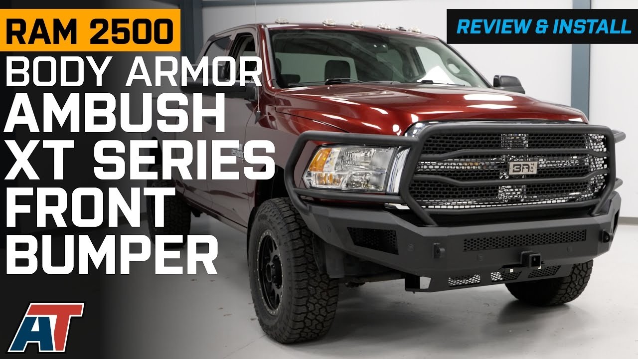 2010-2018 RAM 2500 Body Armor 4x4 Ambush XT Series Front Bumper Review & Install