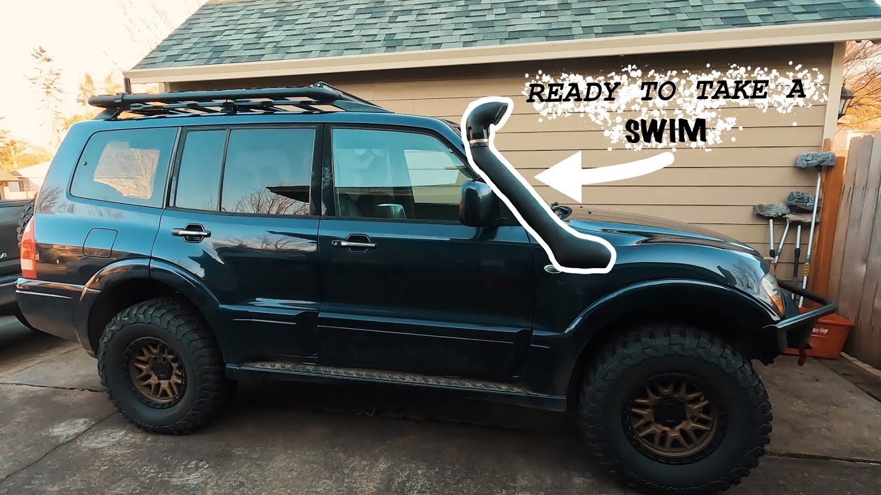 Snorkel install on Mitsubishi Montero Pajero Gen 3 [BUDGET OVERLANDER] Almost done with the build!