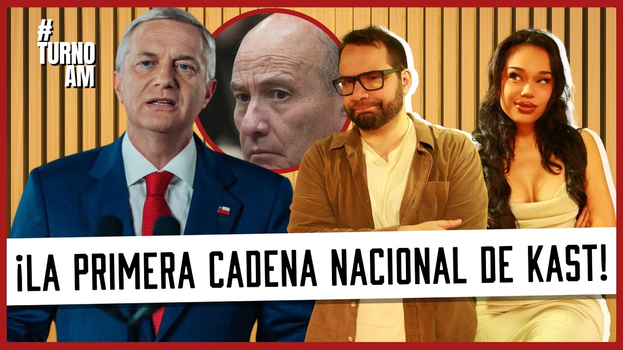 &iexcl;Primera CADENA NACIONAL de Kast! &iquest;A qui&eacute;n BENEFICIAN los anuncios del Plan QUIROZ? | #TurnoAM