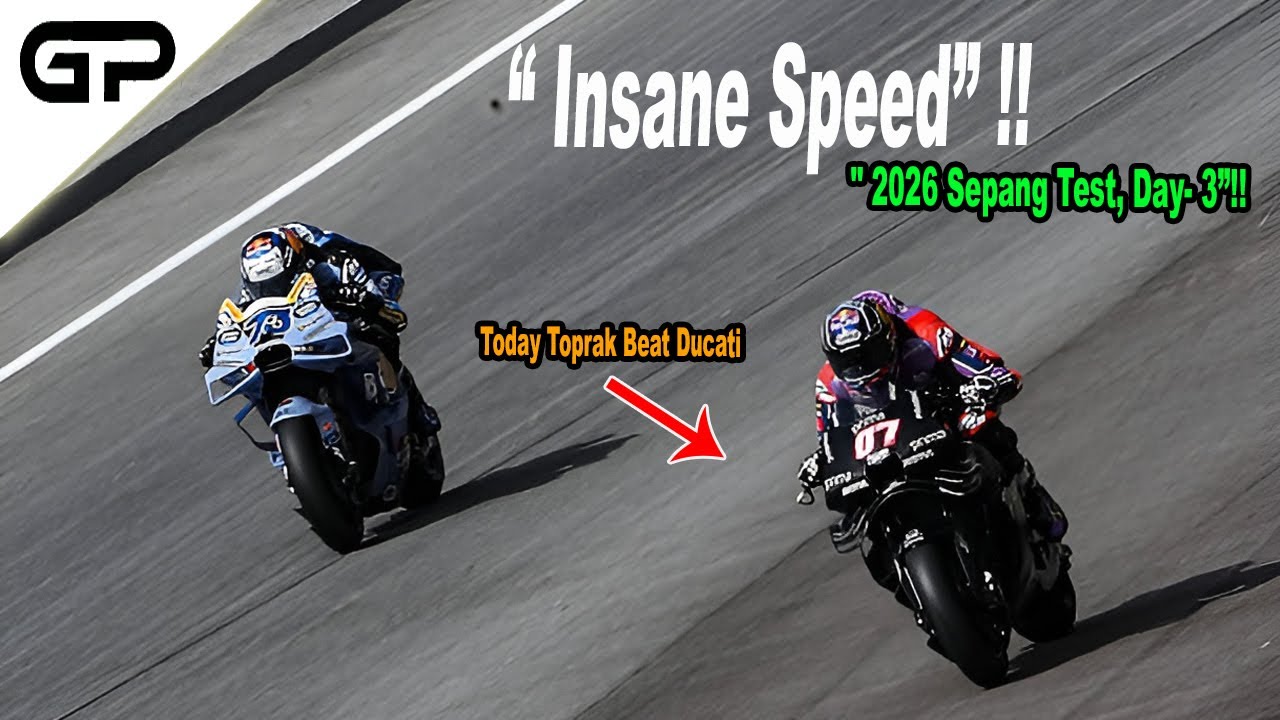 Everyone shock!! Sepang Test Day 3 2026!! Brutal !!Today Toprak humiliated Ducati! MotoGP News 2026