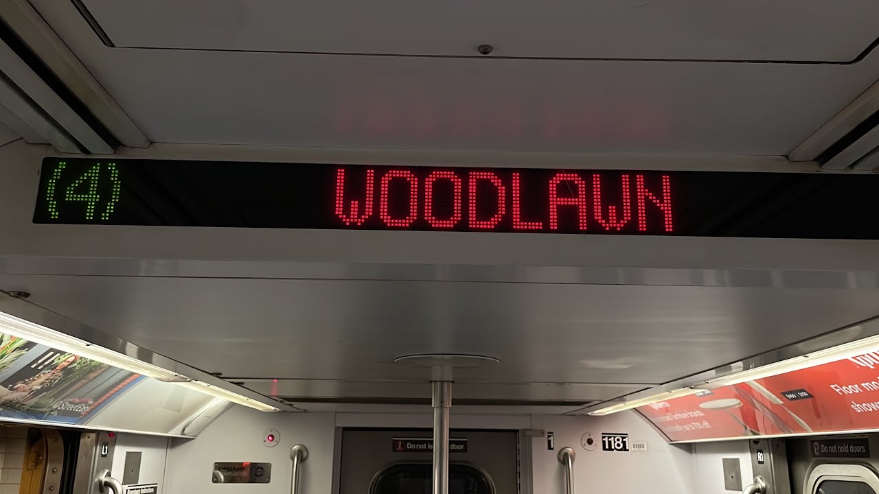 IRT Lexington Av Express: R142 (4) Train [Crown Heights-Utica Av to Woodlawn]