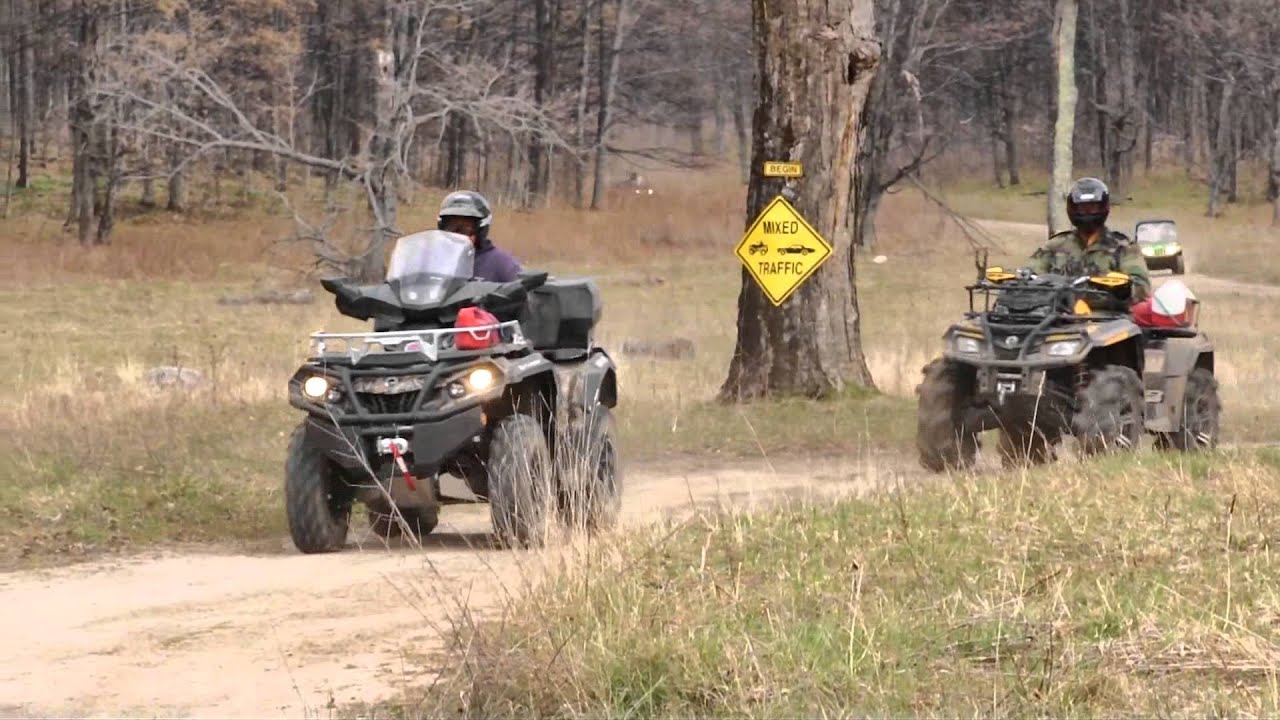 ORV ATV Trail Ride Indian River to Wolverine MI