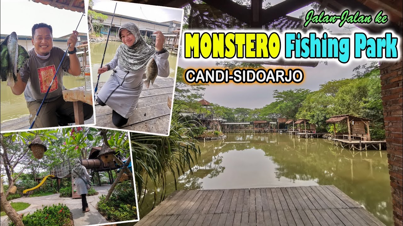 Jalan-Jalan ke Monstero Fishing Park, Sidoarjo I New Normal