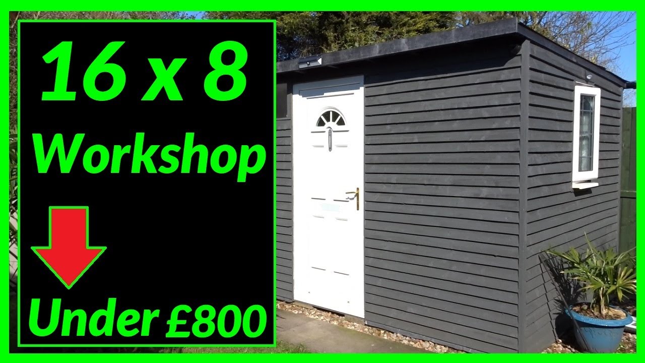 How I Built my 16 x 8 Workshop for Under £800 Cost Breakdown