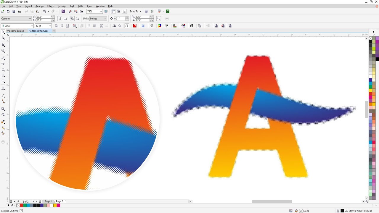 Photoshop style Halftone
