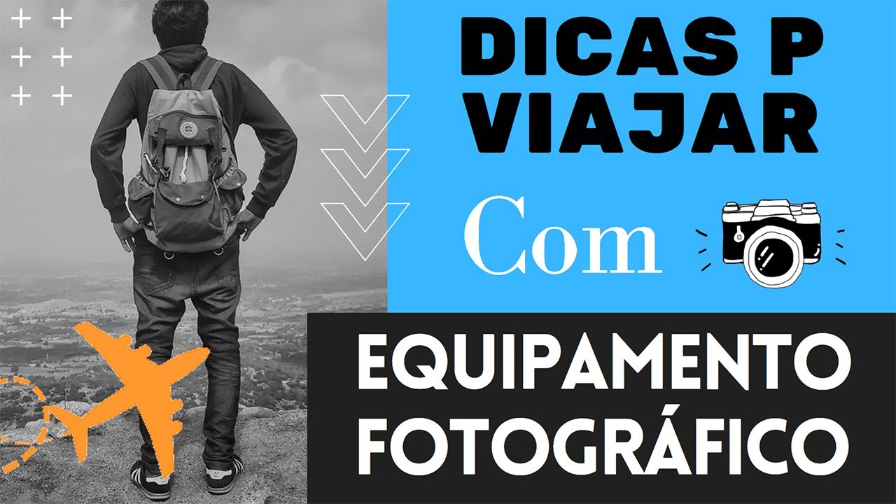 10 dicas para fotógrafo viajar com equipamento fotográfico! Dicas para fotógrafo viajar!