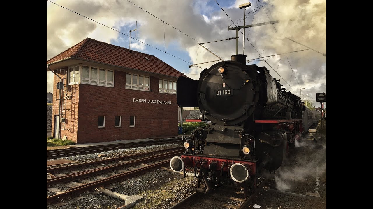Mit lauten Klängen auf die Insel Borkum - am 16.05.2015 mit V200 033 und 01 150