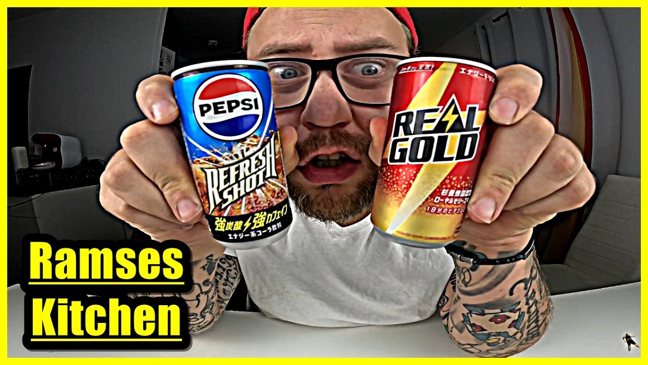 REAL GOLD Cola vs Pepsi REFRESH SHOT | Ramses Kitchen