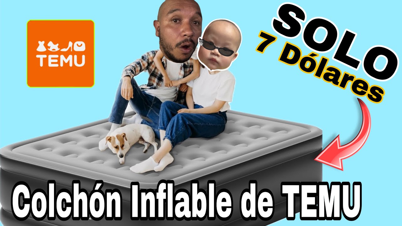 ¿VALE LA PENA comprar en TEMU? | EXTRA BARATO COLCHÓN INFLABLE