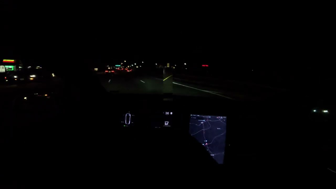 2019 Tesla Model X : Night POV Test Drive