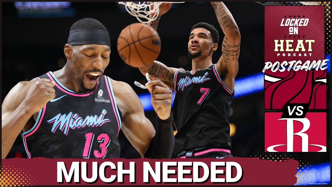 Miami Heat DEFEAT Rockets, Tyler Herro TRASH-TALKS Durant, Bam Adebayo & Kel'el Ware CONTROL Paint