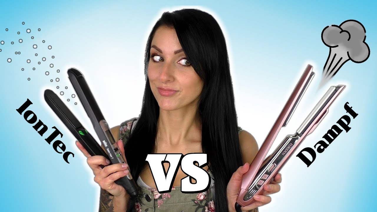 NEUHEIT: DAMPF Glätteisen im LIVETEST | DAMPF VS. IONTEC | Frühlingsrolina