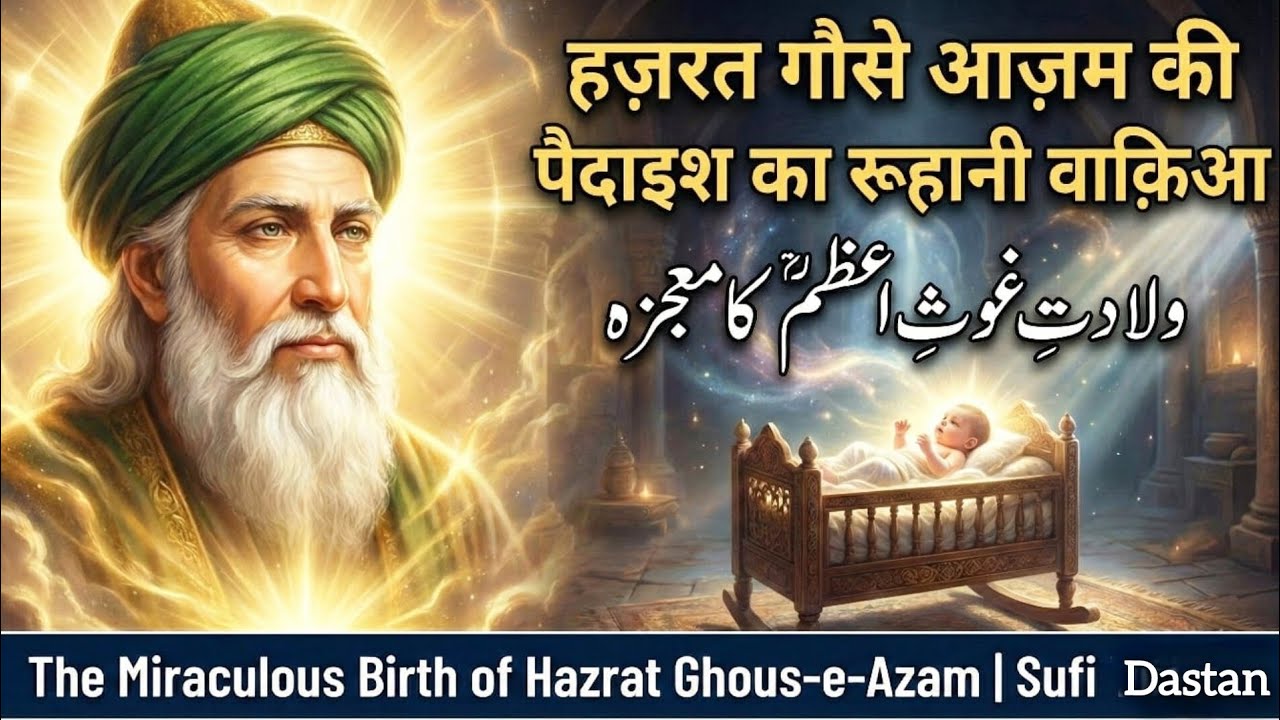 Hazrat Ghous-e-Azam Ki Paidaish Ka Wo Mojza Jo Duniya Ne Pehli Baar Dekha! | Sufi Dastan 