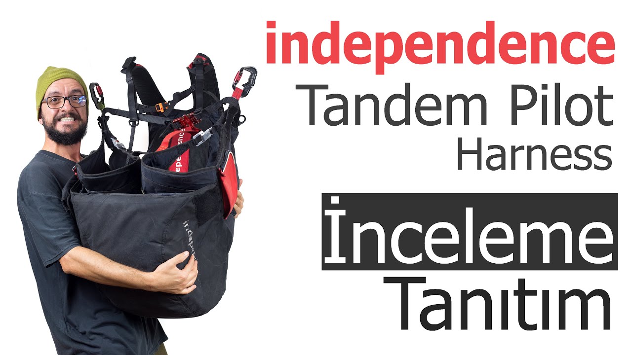 Independence Tandem Pilot Harness İnceleme | Paragliding | Yamaç Paraşütü Vlog