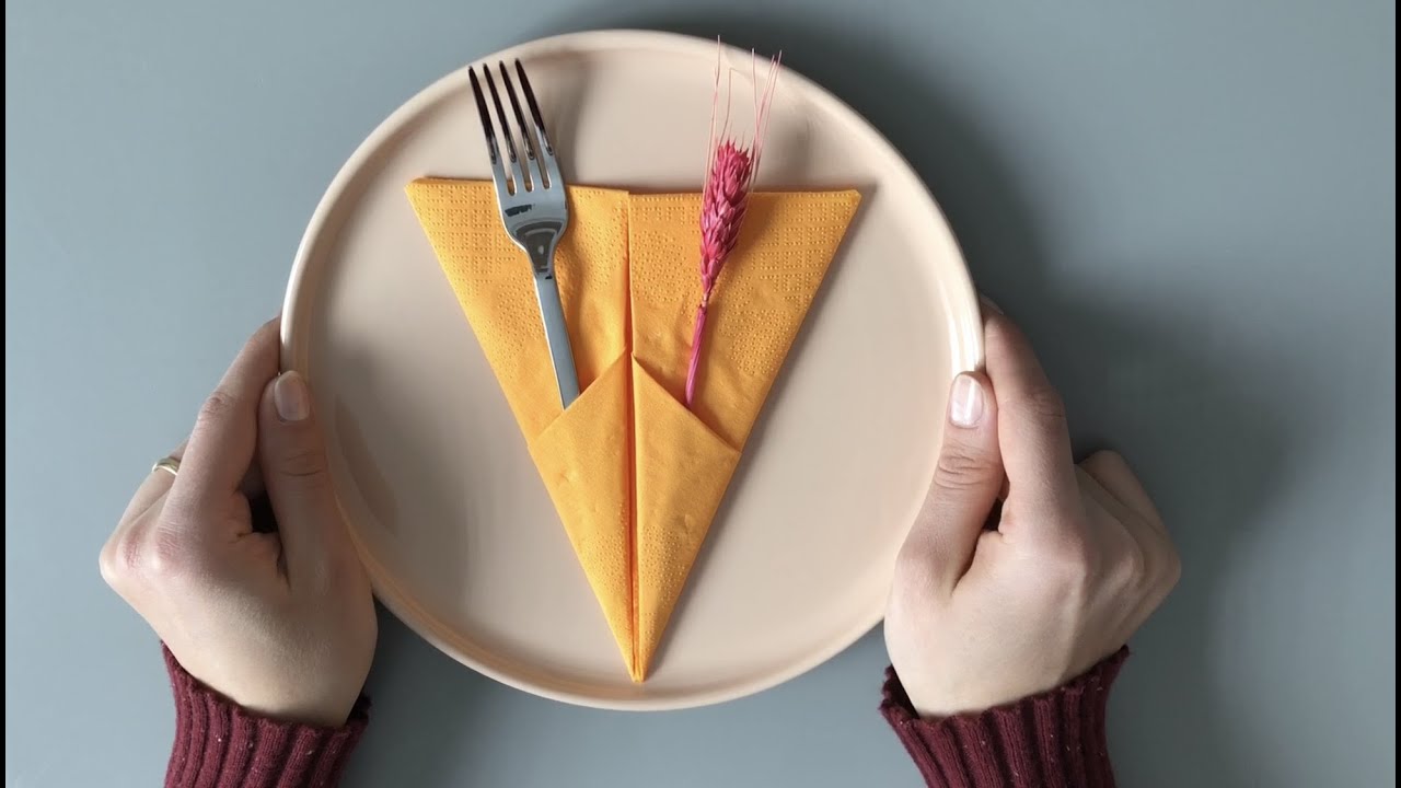 LITTLE THINGS - PEÇETE KATLAMA - NAPKIN FOLDING - SERVIETTEN FALTEN