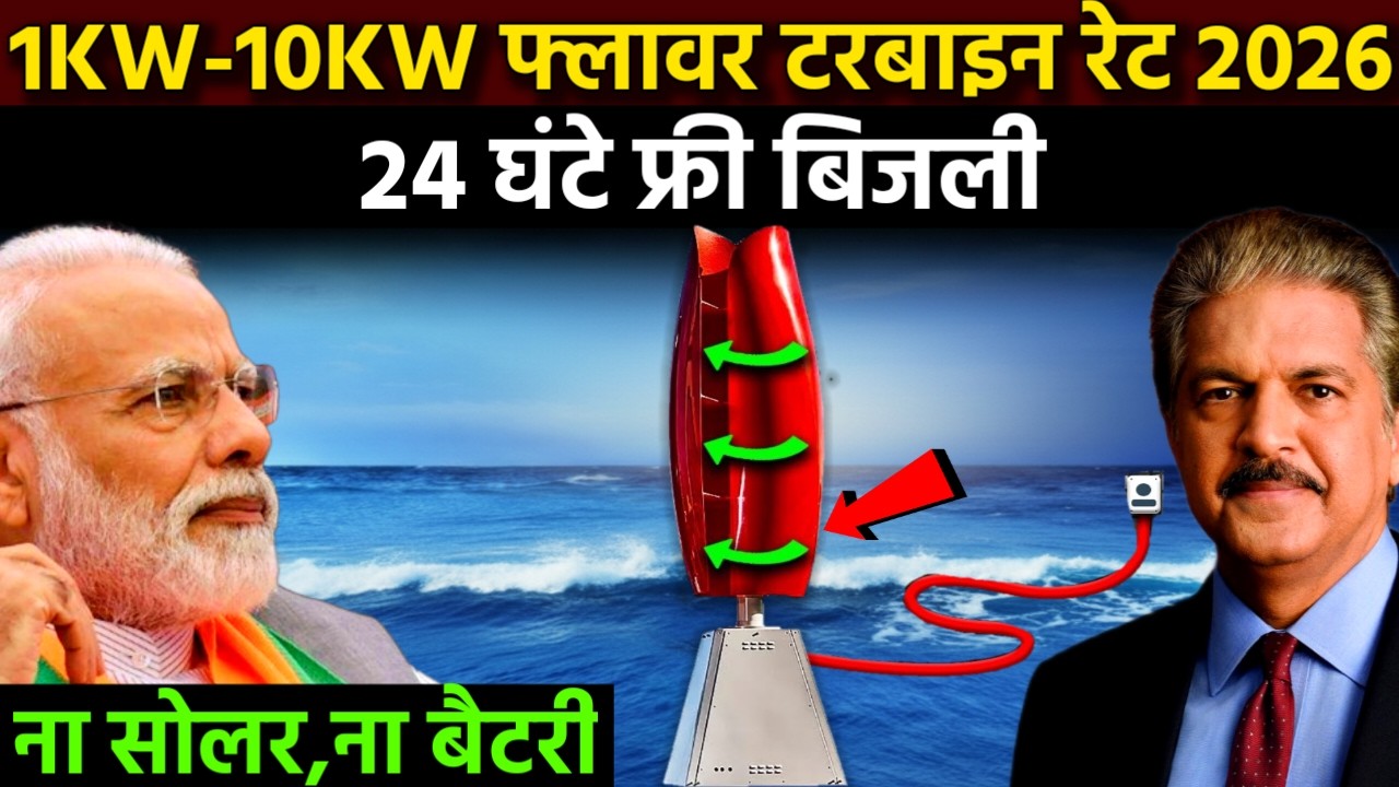 Flower Turbine price 2026: कहाँ से खरीदें, कैसे लगवाएं, असली Price पूरी जानकारी | Ankit Awasthi Sir