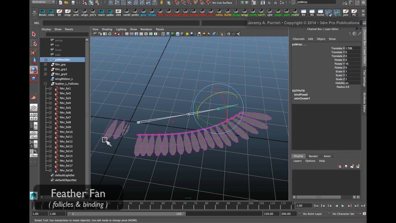 Wing Feather Rigging