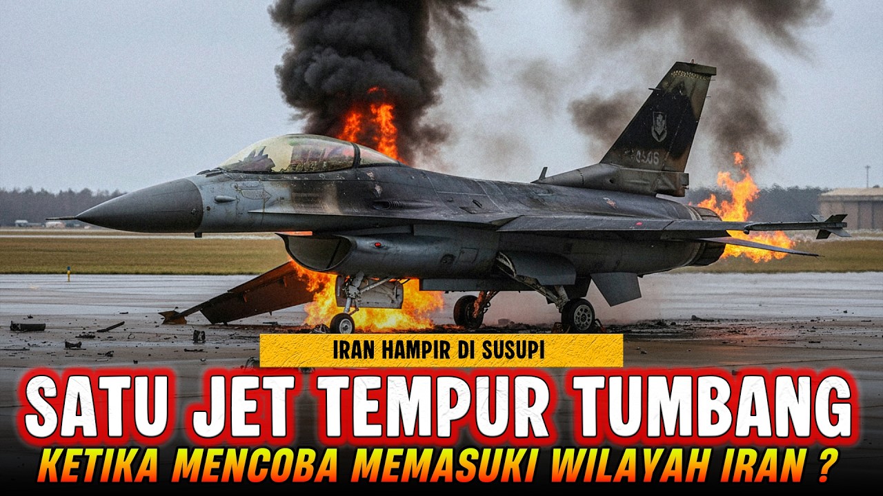 TUMBANG‼️SATU JET TEMPUR AS MENCOBA MASUKI WILYAH IRAN ??