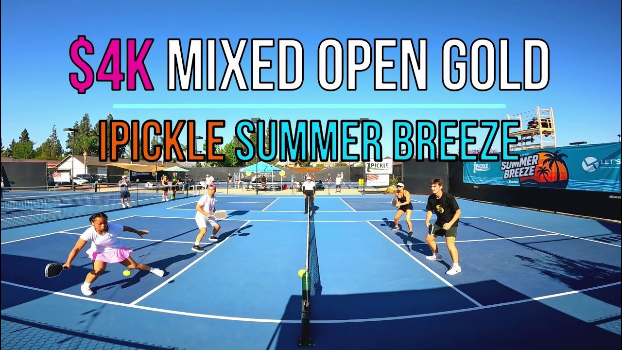 $4k Mixed Open Finals Erik/Tia vs Luc/Elenga iPickle
