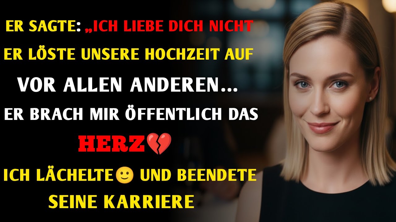 Er sagte die Hochzeit beim Mittagessen ab – Meine Antwort zerstörte sein Leben
