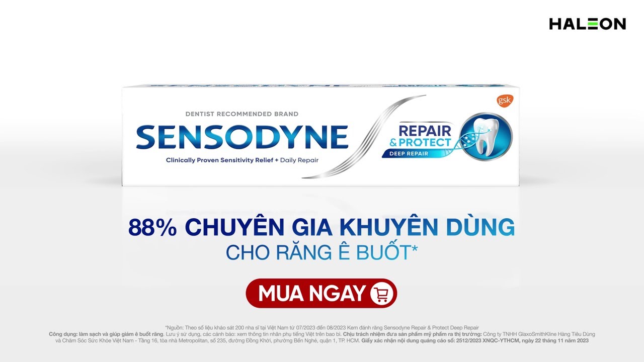 TẠI SAO SENSODYNE LÀ CHUYÊN GIA CHO RĂNG Ê BUỐT?