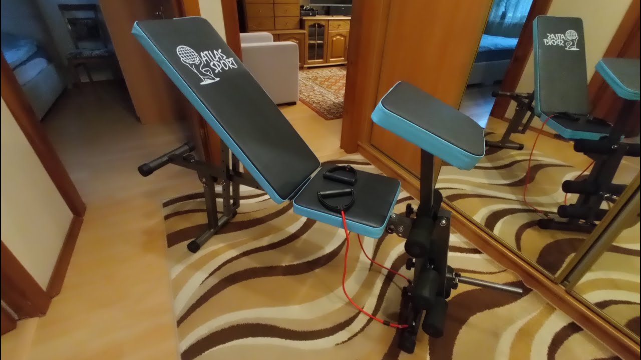 Силовая скамья Atlas Sport AS-03 Pro с партой. Полный обзор.