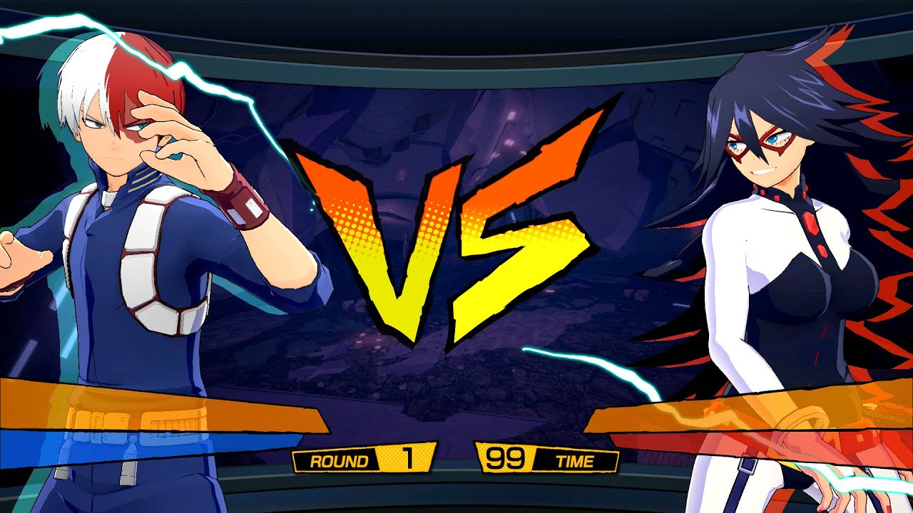 Shoto Todoroki vs Midnight - My Hero One's Justice 2