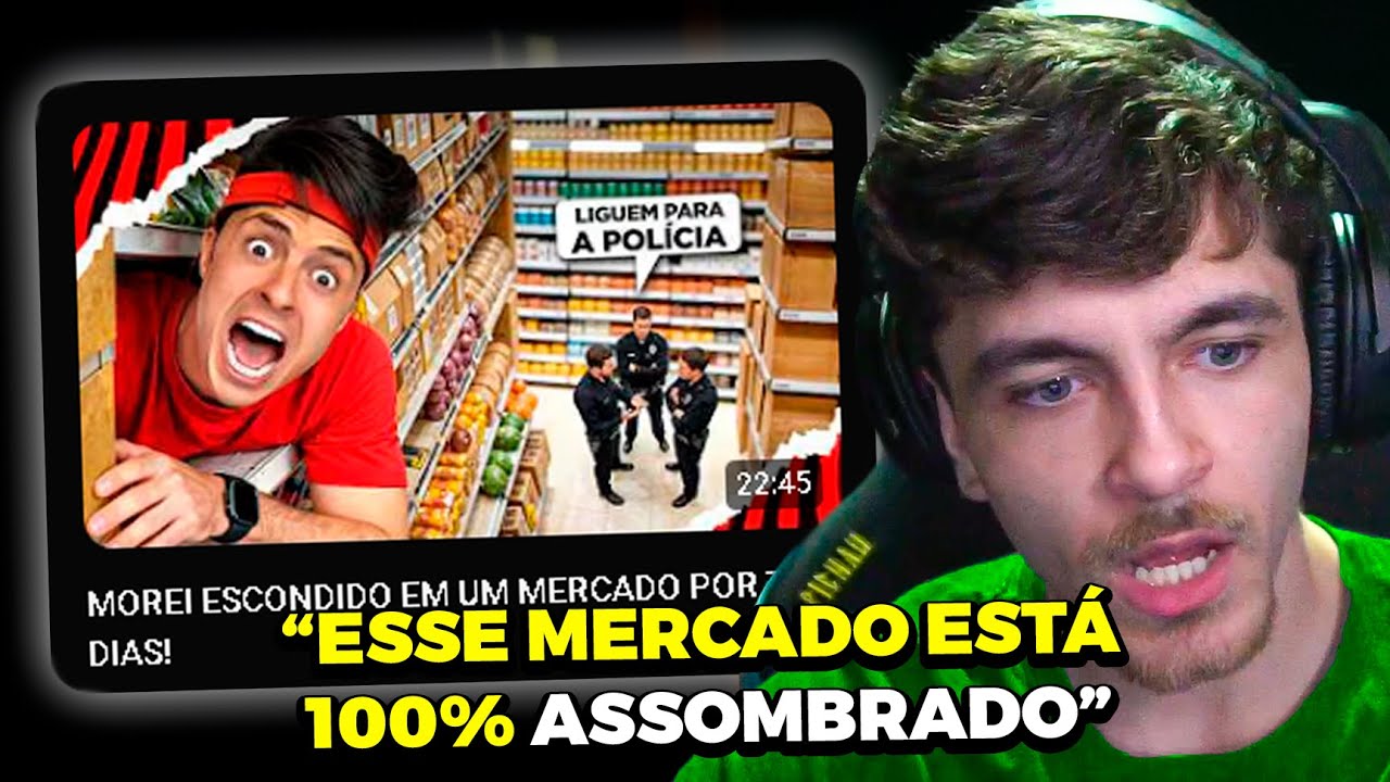 SUETAM REAGE: MOREI ESCONDIDO EM UM MERCADO POR 7 DIAS!