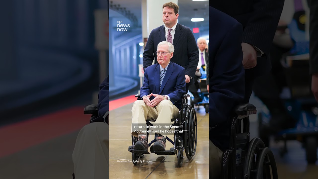 McConnell breaks weeks of silence, says fall led to hospitalization