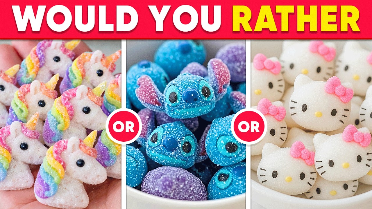 &laquo;Что бы вы предпочли?&raquo; &mdash; УЛЬТИМАТИВНАЯ версия, посвященная сладостям и конфетам 🍬🍧🥞 Викторина &laquo;Ед...