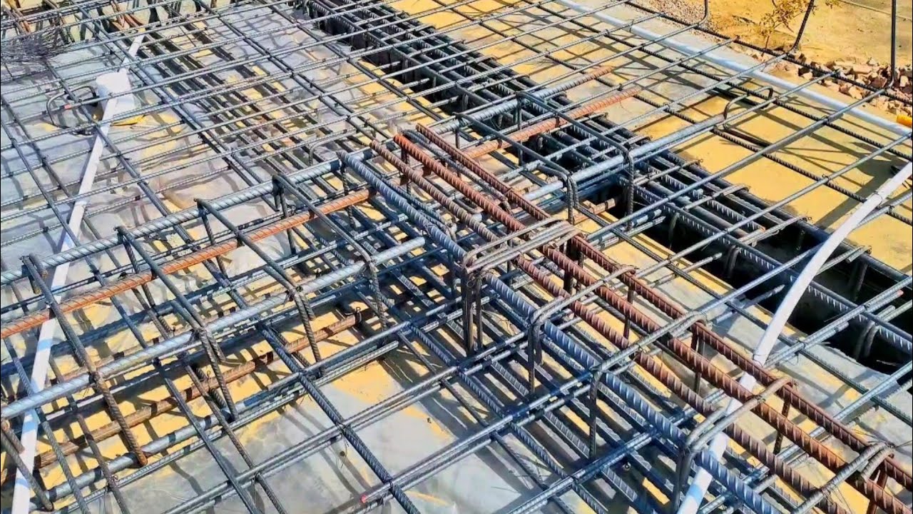 1 Kanal First Floor Porch Steel Fixing | Complete Bar Bending & Placement Guide