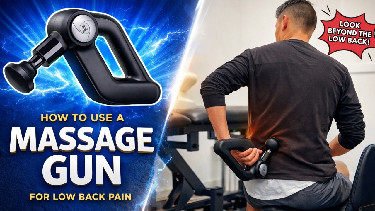 How to Use a Massage Gun For Lower Back Pain