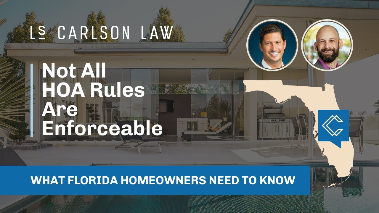 Florida HOA Rules: Which Ones Are Actually Enforceable? | Bad HOA Podcast