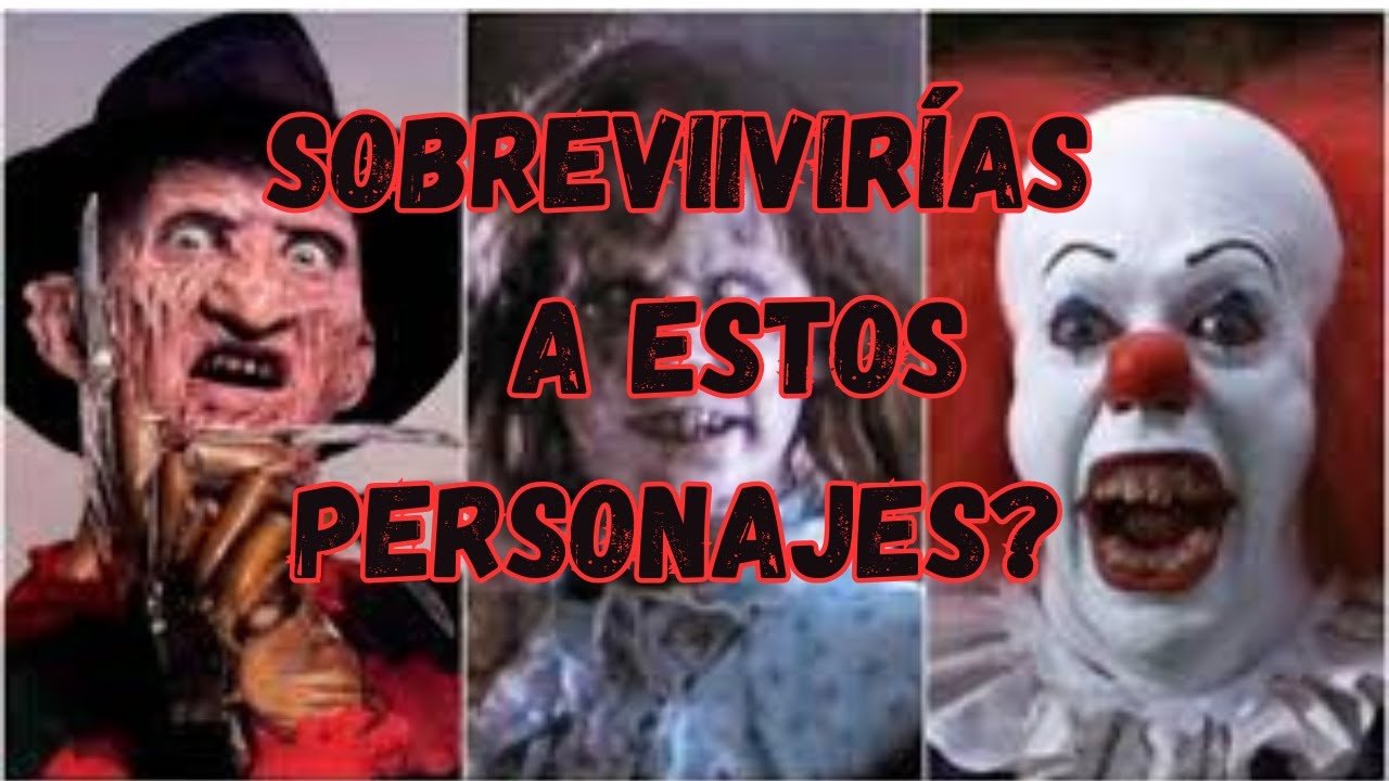 SOBREVIVIRIAS a estos PERSONAJES de PELICULAS DE TERROR? - Tierlist
