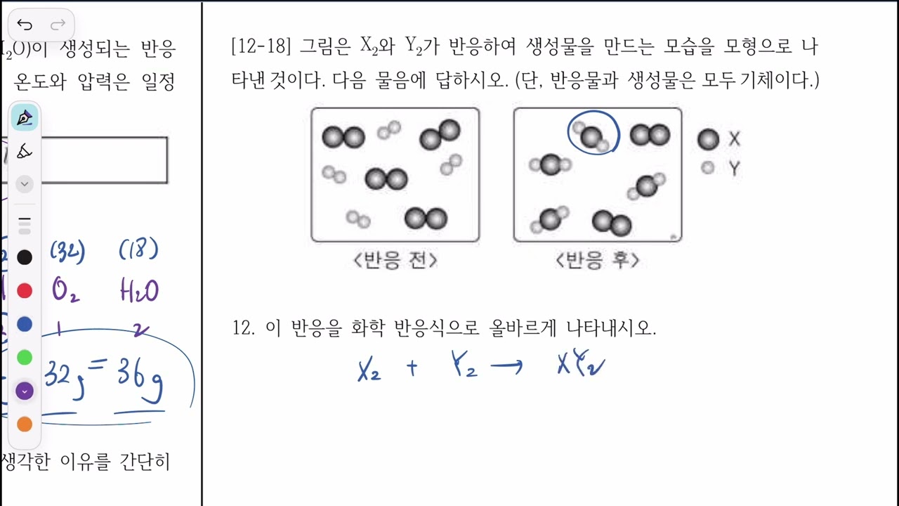[22개정 화학] 예비고2 3주차 주간 TEST 전문항 해설 (몰, 화학반응식)