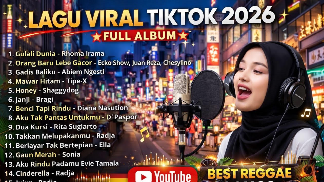 Lagu santai hits tiktok 2026 - lagu reggae Indonesia 2026 - original video hujan,detik-detik  banjir