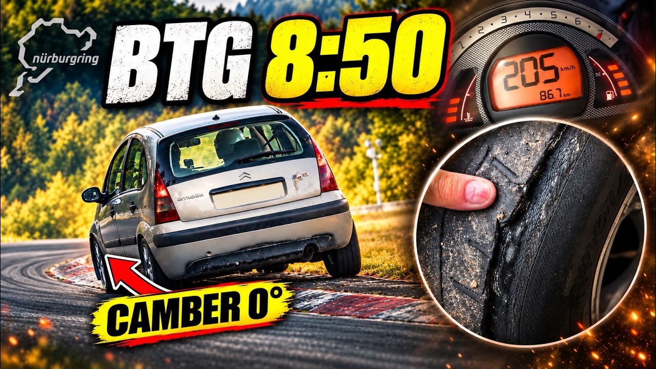 Citroen C3 from hell Under 9 in condizioni pietose